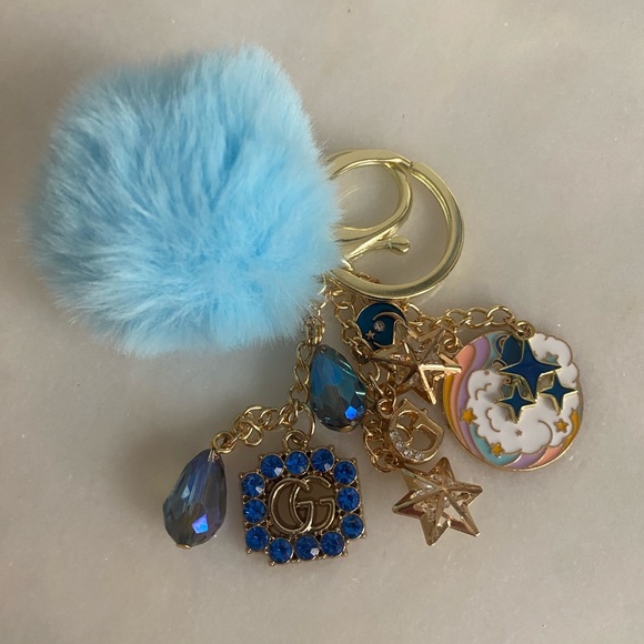 Unbranded Handmade Repurposed Luxury Bag Charm Keychain - Picture 2 of 5